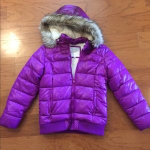 Girls Justice Purple Coat